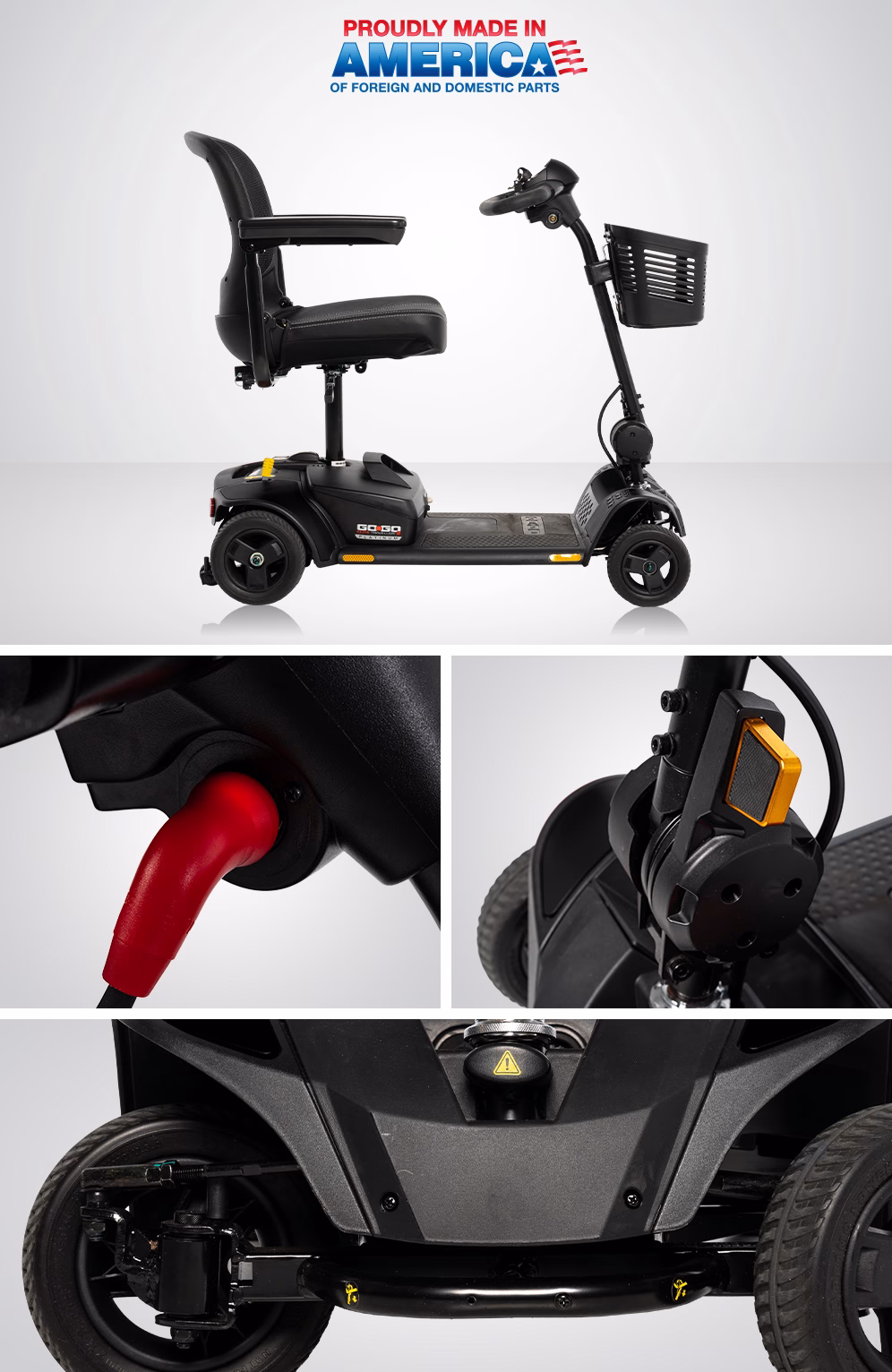 Go Go Elite Traveller 2 Platinum 4-Wheel - Image 4