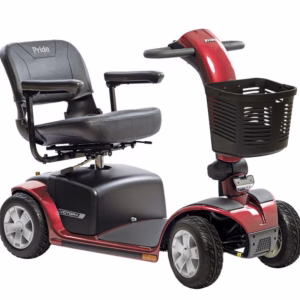 Victory 10 4-Wheel mobility scooter in Candy Apple Red